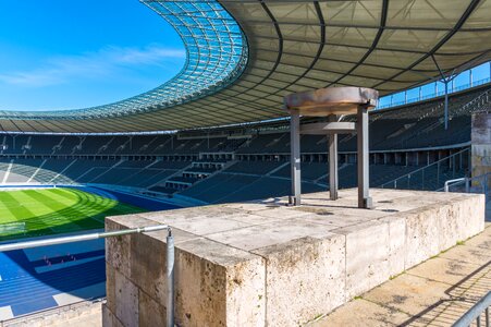 Roof berlin olympic stadium football photo