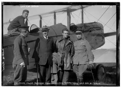 Col. Archie Miller, Benedict Crowell, Lt. Ross Kirkpatrick, Gen. Wm. Mitchell, Sgt. E.N. Bruce LCCN2014709697