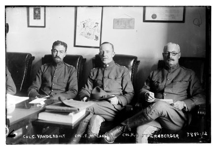 Col. C. Vanderbilt, Col. F. McCann, Col. H. Sternberger LCCN2014701987