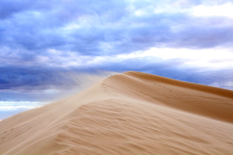 Desert clouds sky