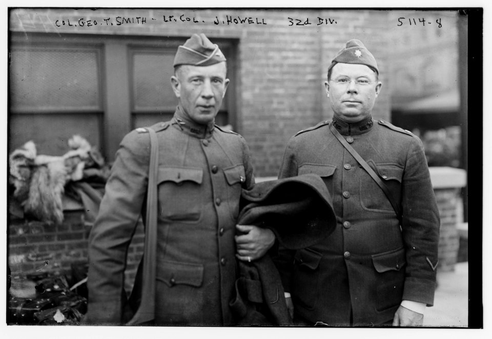 Col. Geo. T. Smith, Lt. Col. J. Howell -- 32d div. LCCN2014710118