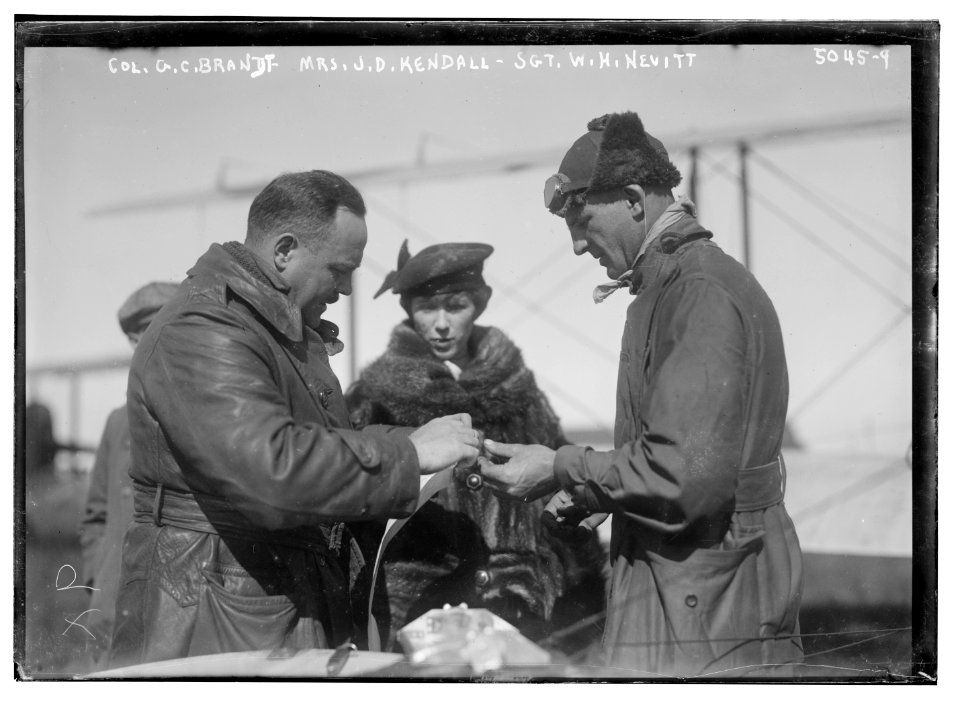 Col. G.C. Brandt, Mrs. J.D. Kendall, Sgt. W.H. Nevitt LCCN2014709702