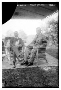 Col. House and Pres't (i.e., President) Wilson LCCN2014699328