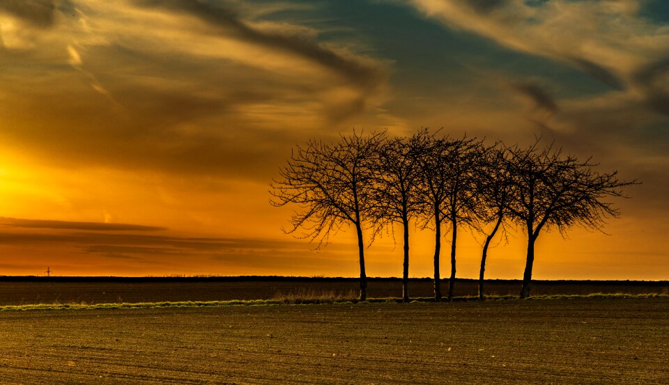 Nature dusk sky photo