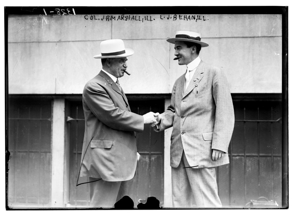Col. J.R. Marshall of Illinois and L.J. Behan, Illinois LCCN2014687051