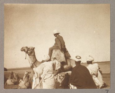 Col. Roosevelt on his camel LCCN2013651252
