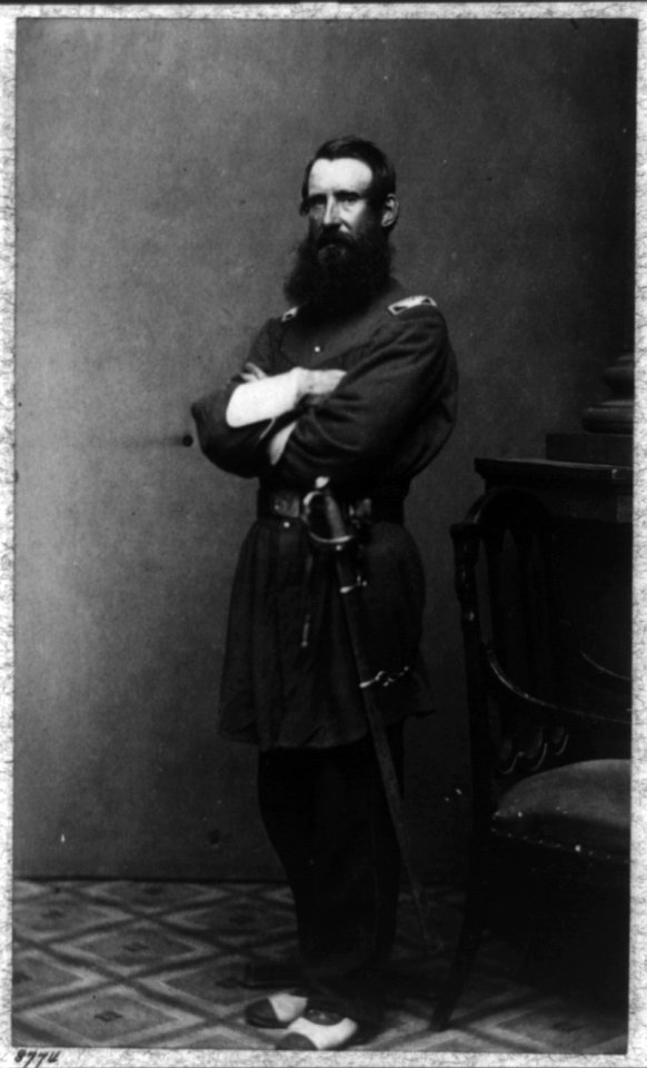 Col. Thomas Cass, 9th Mass. Infantry, full-length portrait, standing, facing left, in uniform LCCN96519638