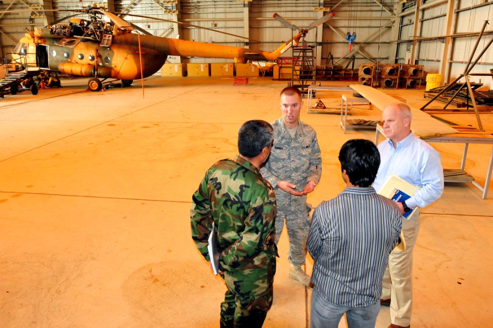 Col. Thomas x. Hammes (Ret.) visits the Air Corps base in Kabul (4540535844)