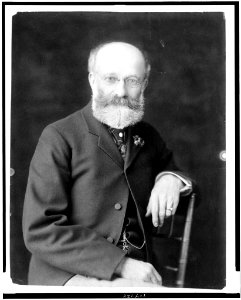 Col. William H. Crook, a White House employee, half-length portrait, seated, facing front LCCN91482336