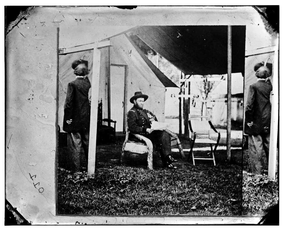 Cold Harbor, Virginia. U.S. Grant at his headquarters LOC cwpb.01694
