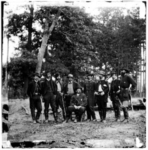 Cold Harbor, Virginia. Gen. W.F. Smith & staff LOC cwpb.01709