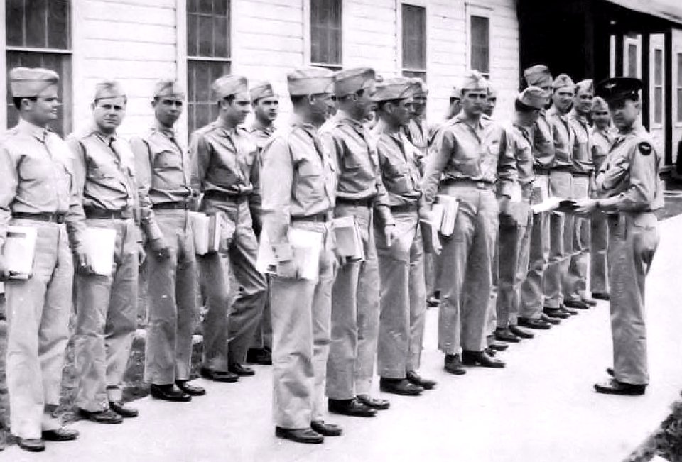 Coleman Municipal Airport - Flight Cadets in Formation before Ground School