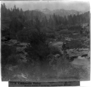 Coldstream Valley- western summit of the Sierras - Central Pacific RR LCCN2002721087