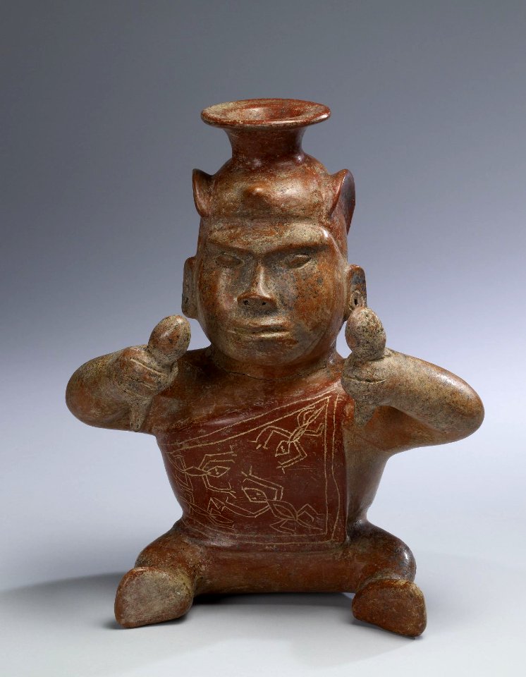 Colima - Dwarf-shaman Effigy Vessel - Walters 20092054