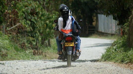 Transport people motorcycle photo