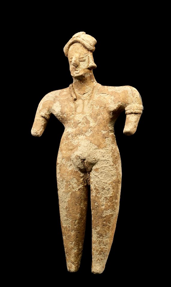 Colima - One of Four Figures, Standing Female - Walters 200920602 - Three Quarter Left