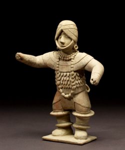 Colima - Dancing Figure Whistle - Walters 20092029 - Three Quarter Left