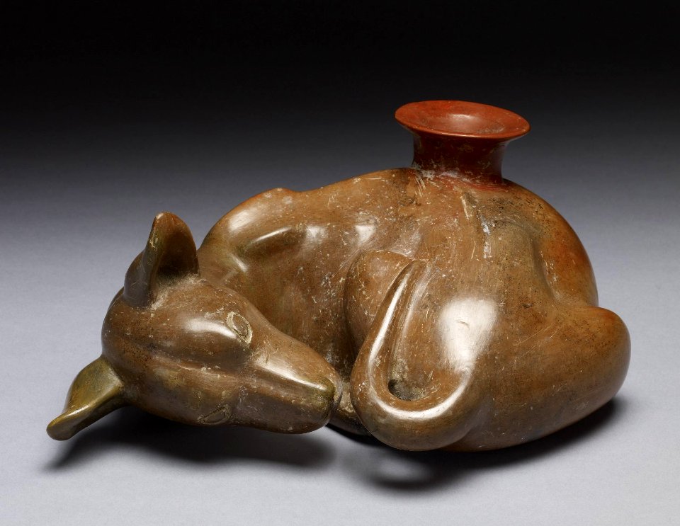 Colima - Dog Effigy Vessel - Walters 20092063 - View A