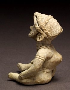 Colima - Group of Figurines and Architectural Model - Walters 20092033 - Left Side