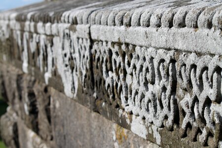 Stone wall gray border