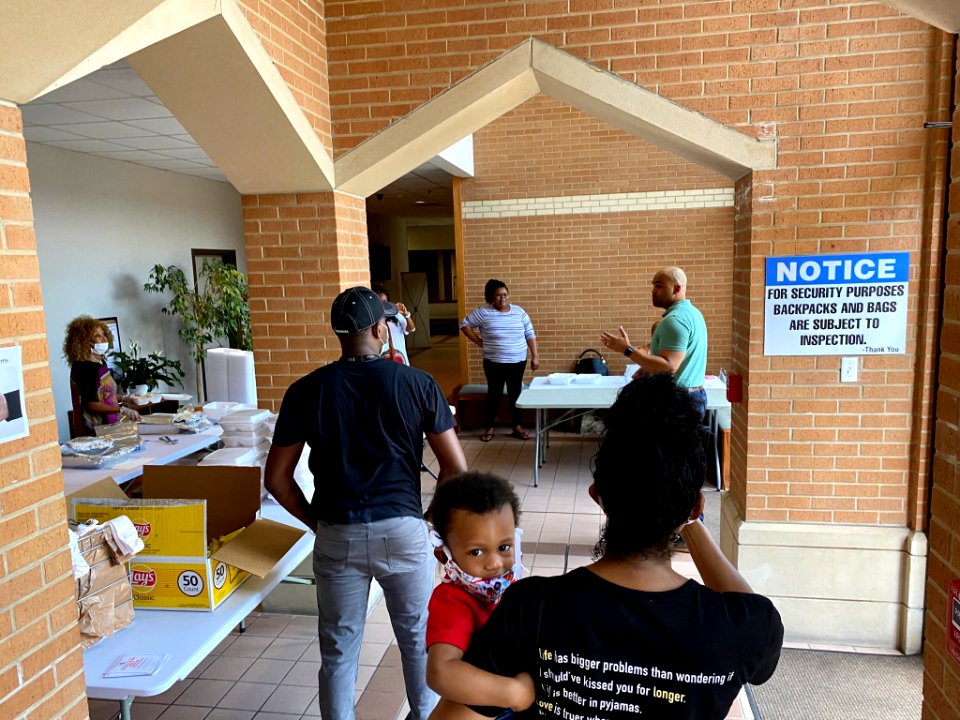 Colin Allred at Hamilton Park United Methodist Church - 2020 04