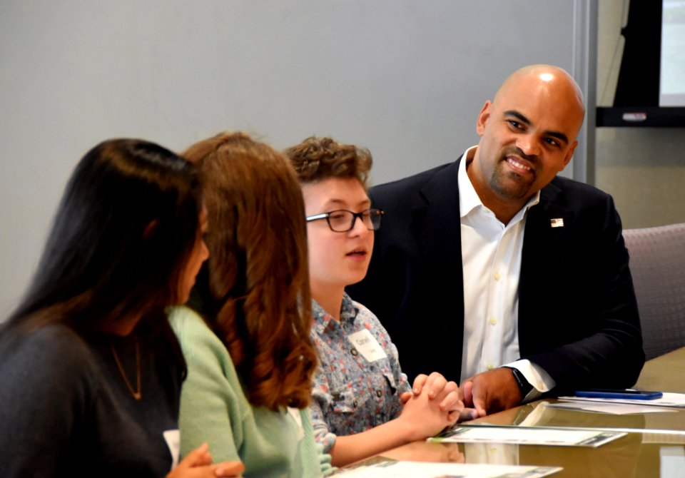 Colin Allred at UT Dallas STEM a 01