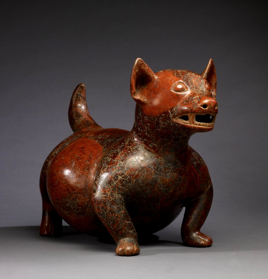 Colima - Dog Effigy - Walters 20092051 - Three Quarter Front