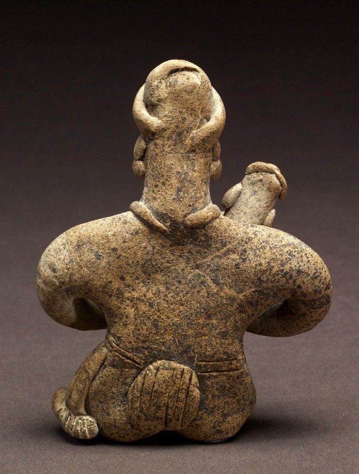 Colima - Group of Figurines and Architectural Model - Walters 20092033 - Back