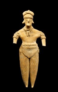 Colima - One of Four Figures, Standing Female - Walters 200920601