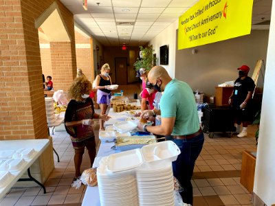 Colin Allred at Hamilton Park United Methodist Church - 2020 03