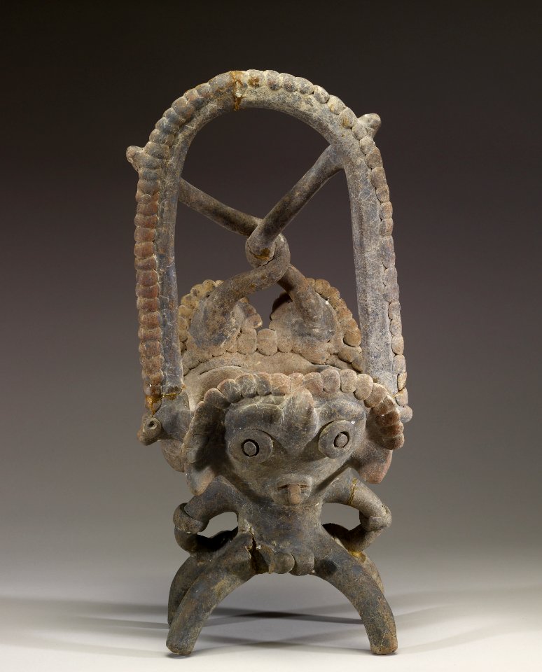 Colima - Tlaloc Incensario - Walters 482803 - Back
