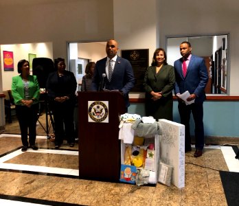 Colin Allred and Marc Veasey introduce maternity bill - 2019 01