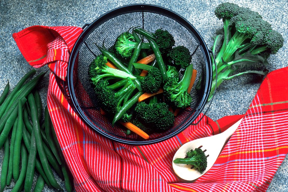 Collander of vegetables