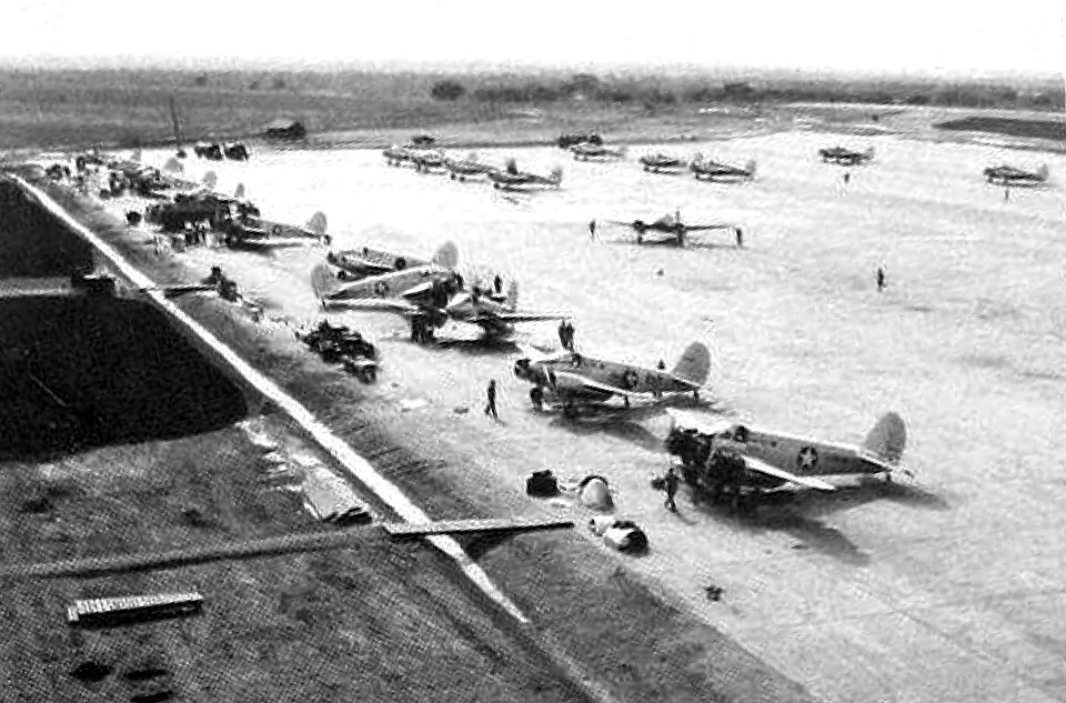 Blackland Army Airfield Aircraft Parking Ramp