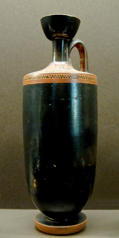 Black-glaze lekythos Louvre LL99 photo