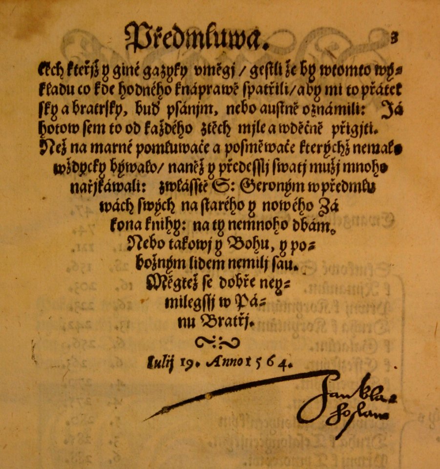 Blahoslav Faksimile podpisu