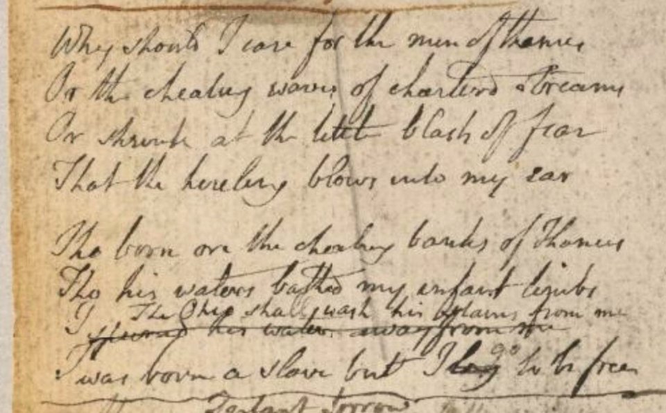 Blake manuscript - Notebook 12 - Why should I care for the men of thames