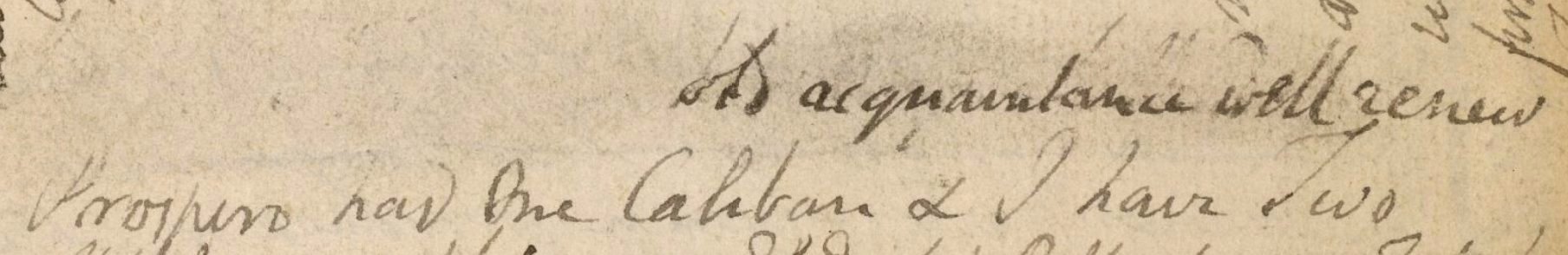 Blake manuscript - Notebook 1808 - 07 old acquaintance well renew