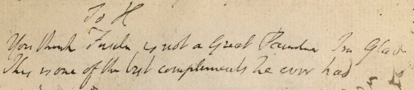 Blake manuscript - Notebook 1808 - 09 To Hunt