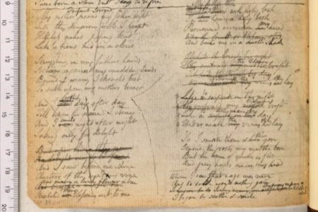 Blake manuscript - Notebook 13 - Infant Sorrow