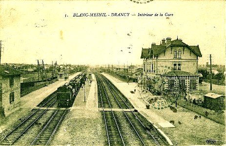 BLANC-MESNIL - DRANCY - Intérieur de la Gare