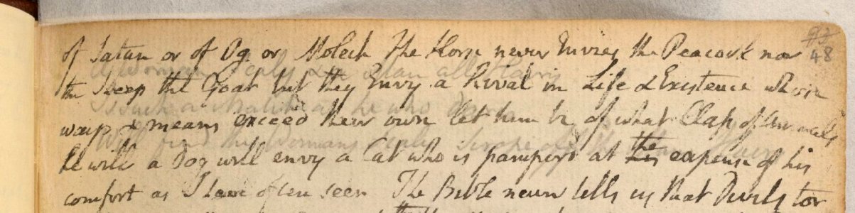 Blake manuscript - Notebook 1808 - 92 A Woman Scaly
