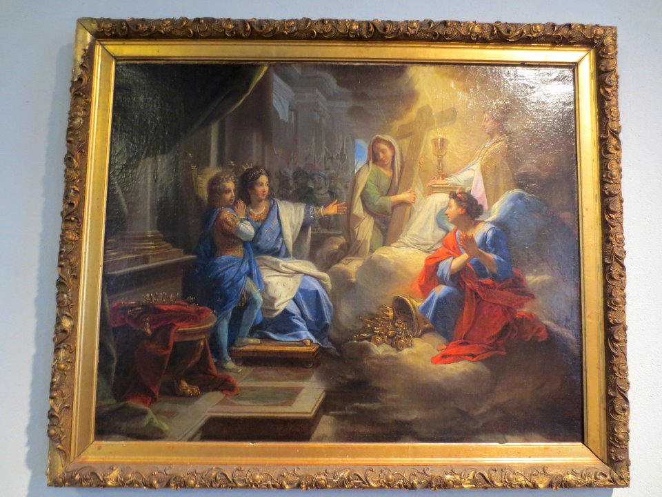 Blanche de Castille montrant à Saint Louis la Religion, la Foi et la Piété