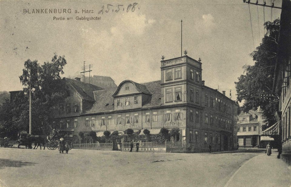 Blankenburg (Harz), Sachsen-Anhalt - Gebirgshotel (Zeno Ansichtskarten)
