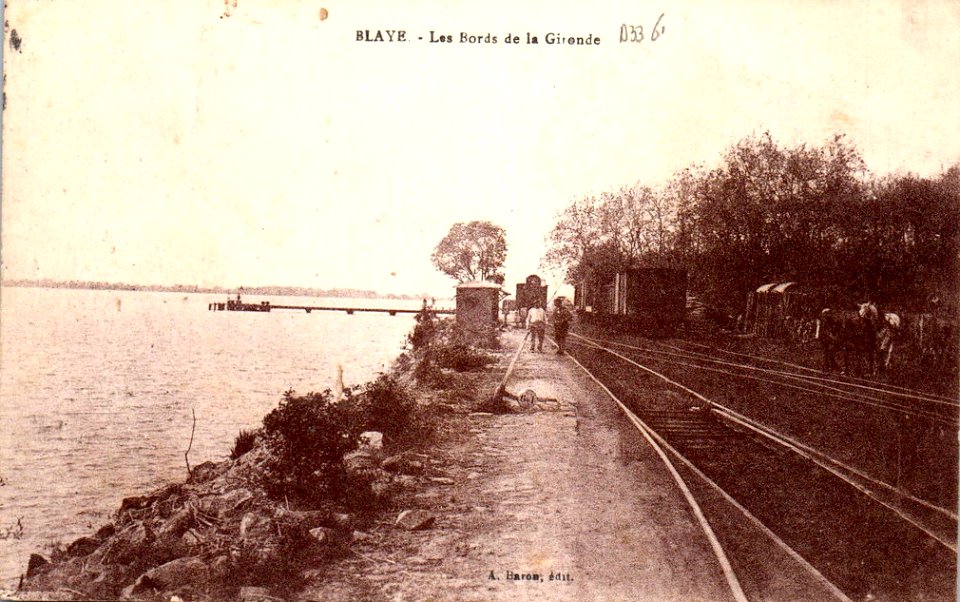 Blaye - bords de la Gironde