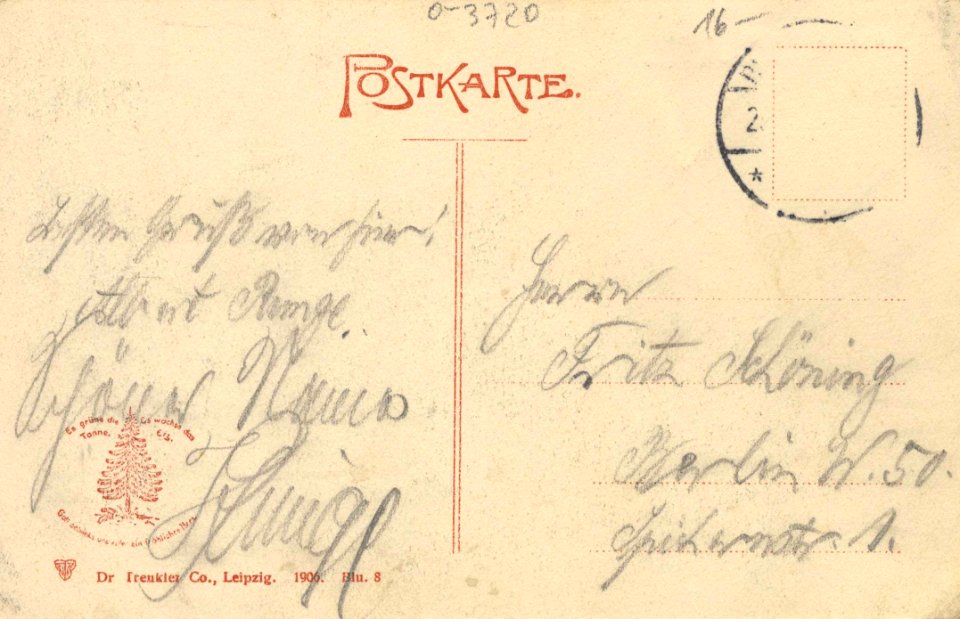 Blankenburg (Harz), Sachsen-Anhalt - Gebirgshotel (back) (Zeno Ansichtskarten)