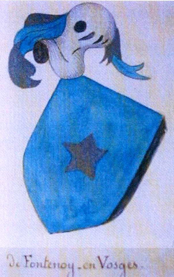Blason ancien Fontenoy-le-Château