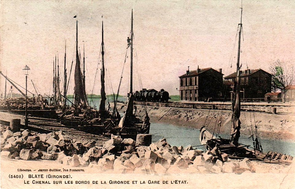 Blaye - Gare et port 2