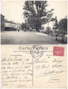 Blaye — La Fontaine et le Cours de l'Hôtel de Ville 02