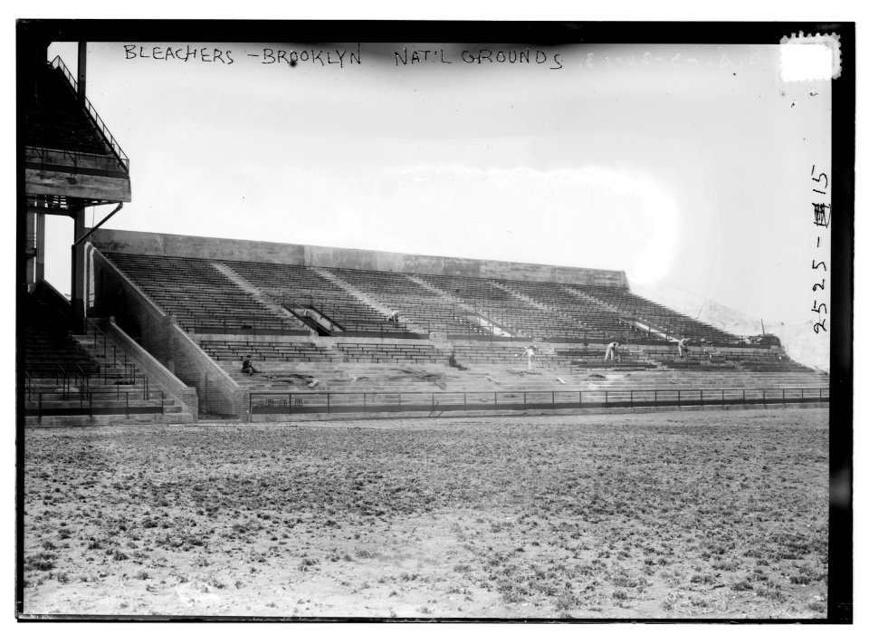 Bleachers under construction, Brooklyn National League (baseball) LCCN2014691053